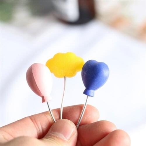 6PCS Mini 1/6 Scale Dollhouse Miniature Ballon Accessories for Barbies Blyth Doll House Deoration Accessories Toys for Girl