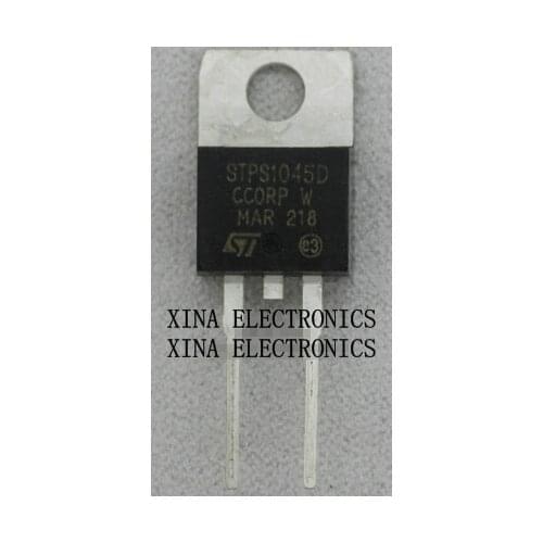 STPS1045D STPS1045 STPS 1045D TO-220-2 ROHS ORIGINAL 10PCS/lot Free Shipping Electronics composition kit