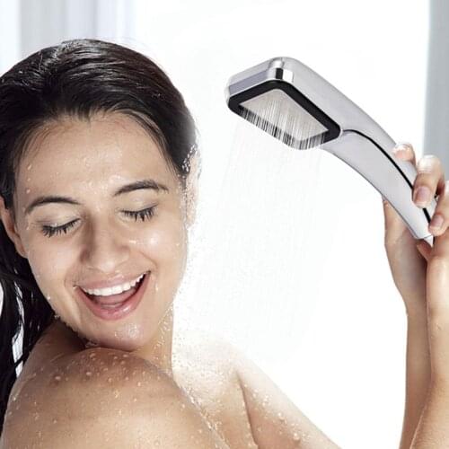 High Pressure Rainfall Shower Head Bathroom 300 Holes Water Saving Shower Head Powerfull Boosting Spray Handheld shower nozzle