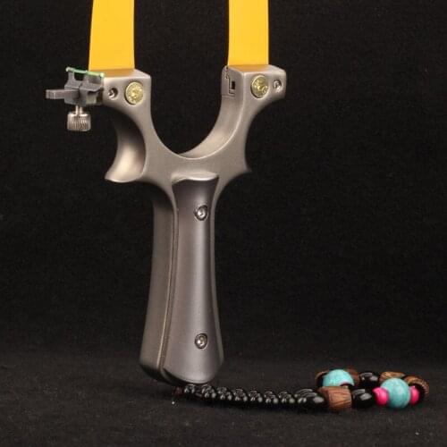 New Slingshot 440 Titanium Steel Stainless Steel Flat Skin Tie-free Patch Outdoor Shooting Competitive Equipment