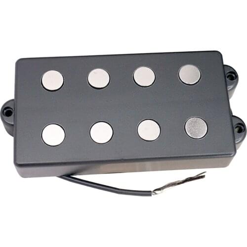 Open Guitar Humbucker Pickup w/ Cover for Duplex Bass Replacement Part Black