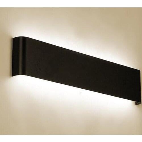 LED aluminum wall lamp modern bedside living room bedroom aisle staircase wall corridor light wall sconce white black lamp WA094