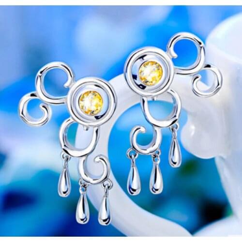 Yuri The Legend of Qin Yokime Ear Hook Jewelry earrings for women Girls Cos Gift A Pair 2021new year Gift