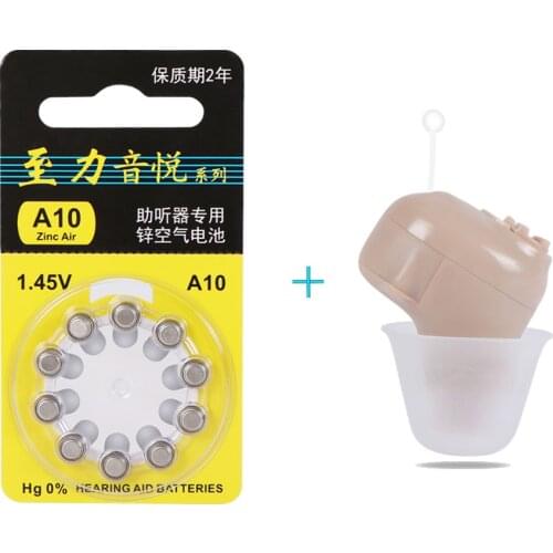 10pcs A10 Batteries A10 and mini Hearing Aid Size 10 A10 PR70 Zinc Air Battery for CIC ITE BTE Hearing Aid in Ear Amplifier
