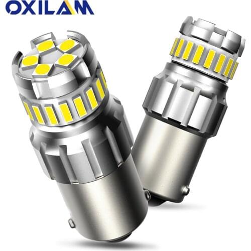 2Pcs P21W LED BA15S 1156 T15 W16W LED Bulb Parking Light DRL Back up Reverse Lamp for Kia Rio VW Passat Toyota Mazda CX-5 Honda