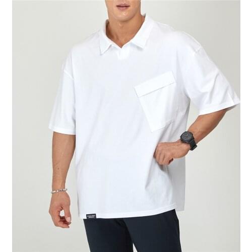 2021Summer Man Polo Shirt Casual Fashion Plain Color Half sleeve High Quality Slim Polo Shirt Men Fitness Workout Polo homme
