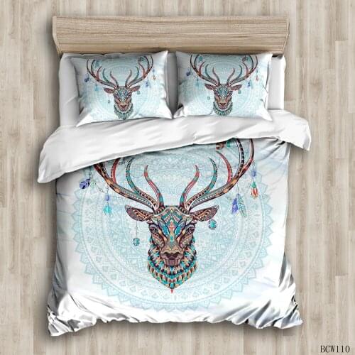 Abstract Animal Pictures Quilt Cover Pillowcase Family Quilt Cover Quilt Cover Cover 2/3P Duvet Cover Set King Size Bedding Set