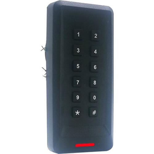 Proximity RFID 125Khz IC 13.56Mhz Door Access Control System Wiegand 26 34 keypad Slave Card Reader