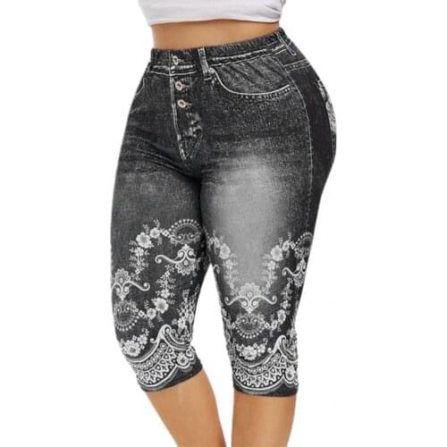 Breathable Simple High Waist Pockets Capri Pants Comfy Yoga Leggings Skinny Bottoms