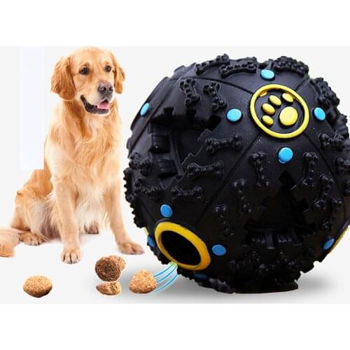 Dog Toys Monster Squeak Pet Food Dispenser Pelota Perro For Large Dogs Kids Pitbull Golden Retriever Popular Juguetes