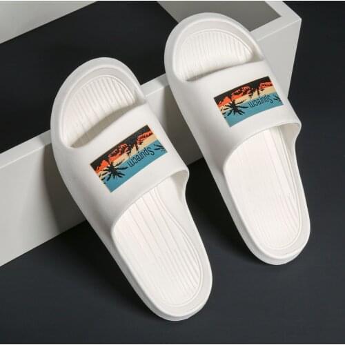 Men Summer Cool Flip Flops High Quality Soft Fashion Woman Indoor Shoes Couple Models Mules Zapatos Hombre Beach Flat Slippers