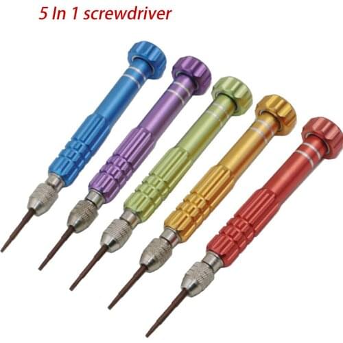 1pc 5-in-1 Hand Tool Set Brand New Precision Screwdriver Set, Magnetic Precision Instrument Knife, Mobile Phone Watch Repair Kit