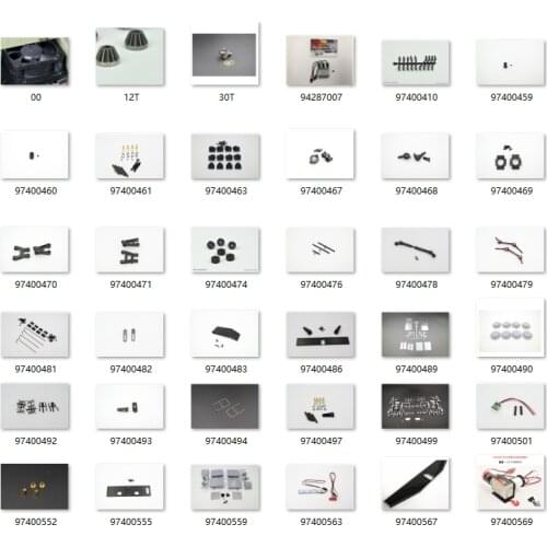 CROSSRC BC8 RC Car Spare Parts set 1