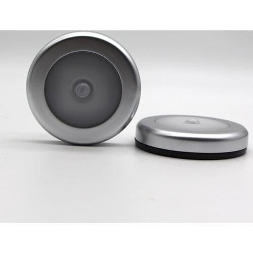 6 LED Round Sensor Lights Wall stairs Night Lamp PIR Motion Sensor Induction Closet light for under cabinet bedroom kitchen