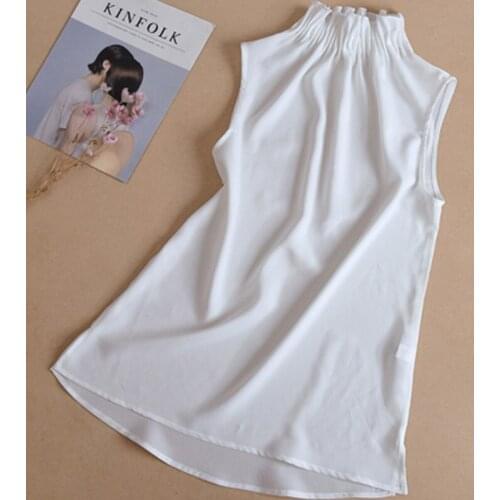 New Fashion Shirt long chiffon Women Tie Crystal Sewing Detachable False Collar cotton Lapel Blouse Top Clothes Accessories