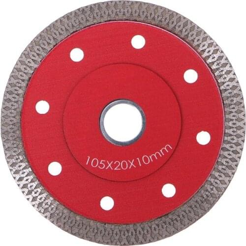 2020 New Red Hot Pressed Sintered Mesh Turbo Ceramic Tile Granite Marble Diamond Saw Blade Cutting Disc Wheel Bore Tools