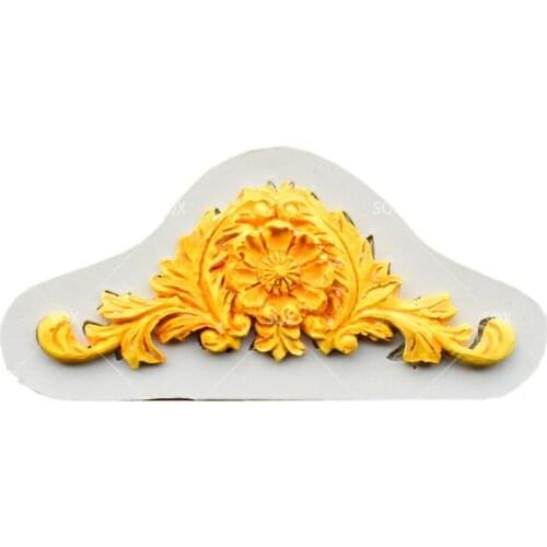 New arrival of flowers Shape lace 3D Silicone Mold Fondant Chocolate Molds Cake Decorating Tools Free Shopping SQ1715