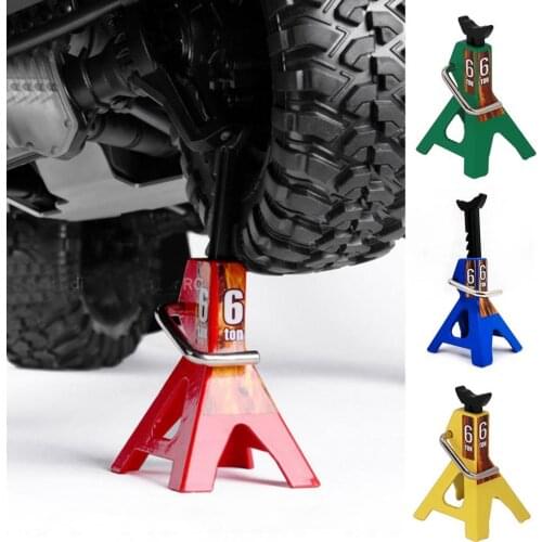 Automobile Toy Metal 6 Ton Scale Jack Stand Decoration for 1/10 RC Crawler Truck SCX10 Remote Control Car Climbing Car SUV Jack