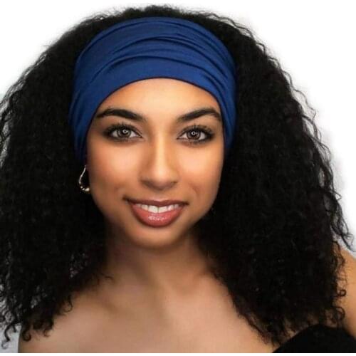 Headbands For Women Yoga Running Sports Headbands Tie Pattern Elastic Non Slip Sweat Headbands Workout Hair Fashion Bands QU