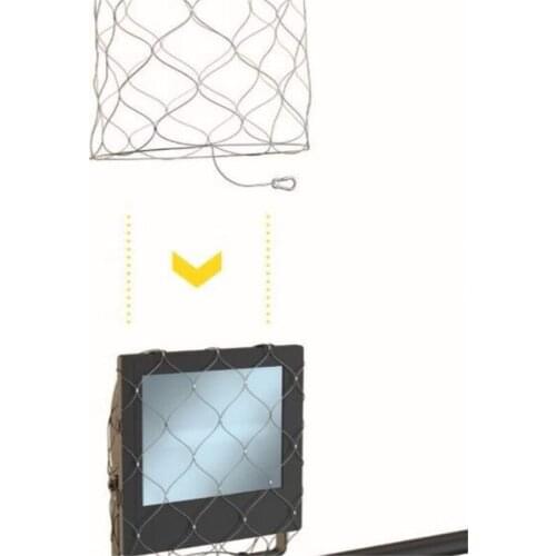 Fall Preventing Nets, Wire Mesh Rope Nets for Flood Lights, Speakers