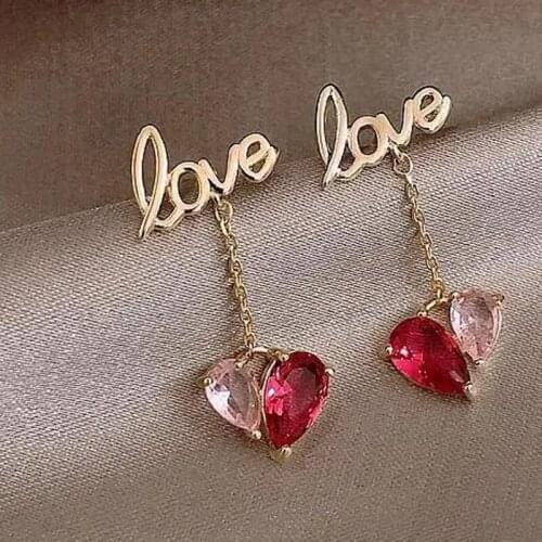 Womens earrings korean style aesthetic accessories for women personality Earrings Stud Earrings female Statement Earrings