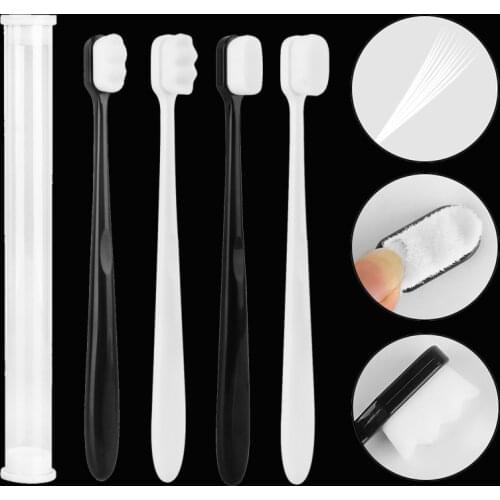 1pcs Travel Portable Toothbrush with Box Ultra-fine Soft Bristles Fiber Tooth Brush Oral Hygiene Care Eco Friendly Teethbrush