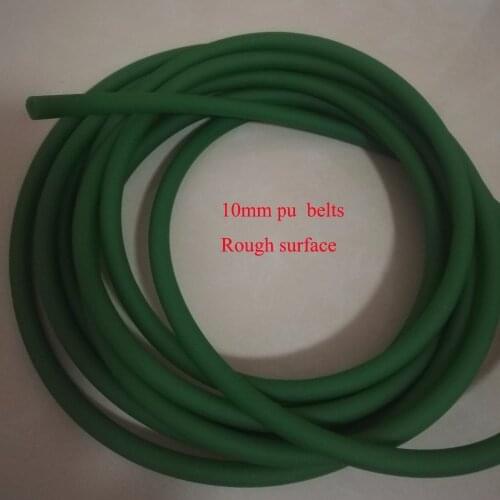 10mm Dia Rough Surface Polyurethane Round Transmission Belts DIY Band 5m/lot