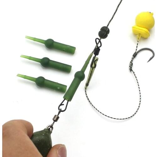 20PCS Carp Fishing Tackle Helicopter Zig Chod Rig Rings Fishing Line Protector Swivels Safety System Fishing Accessories