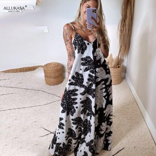 Женские стильные платья Allukasa China At AliExpress