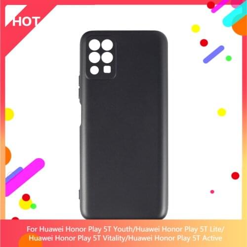 Honor Play 5T Youth Case Matte Soft Silicone TPU Back Cover For Huawei Honor Play 5T Lite 5T Active Phone Case Slim shockproof
