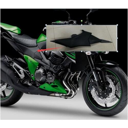 Black matte Plastic left Side or Right seat down fairing Cove Fit for kawaski z800 Z800 2013-2017 injection Fairing Cover Parts