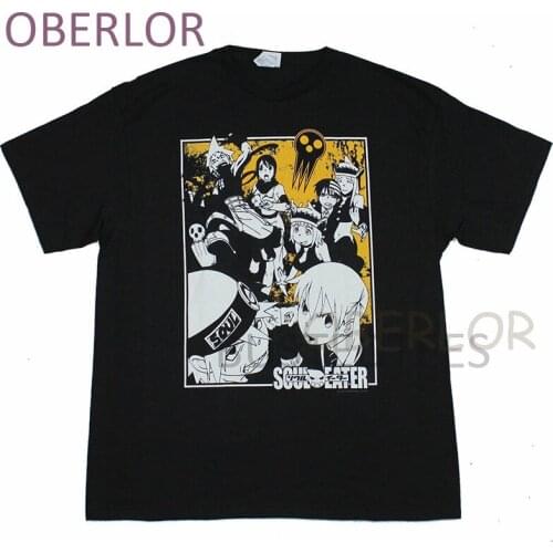 Soul Eater Anime T-Shirt Harajuku New Fashion Tshirt Summer Cool manga Men Women Casual Streetwear Short Sleeve 90s Top Tees