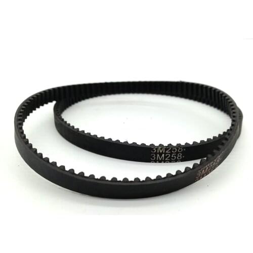 HTD 3M, Timing Belt, Closed-loop, 258mm length, 86 teeth, 6mm width