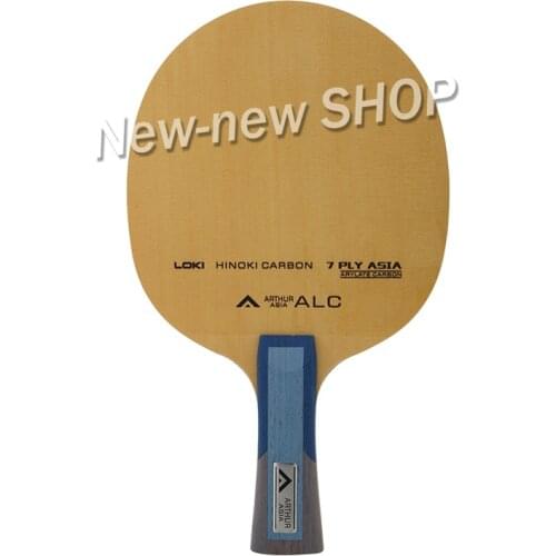 LOKI Arthur ASIA ALC Table Tennis Blade Professional 7 Ply Hinoki Carbon Ping Pong Blade Fast Attack Arc Table Tennis Racket