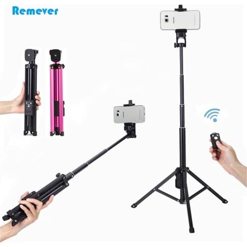 Mini wireless Bluetooth Selfie Stick With Tripod Extendable Universal Monopod For Gopro Action Camera iphones Samsung Huawei