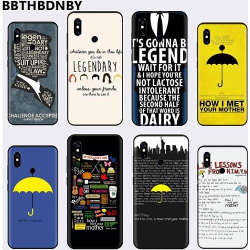 How i met your mother himym Custom Soft Phone Case For Xiaomi Redmi 4x 5 plus 6A 7 7A 8 mi8 8lite 9 note 4 5 7 8 pro