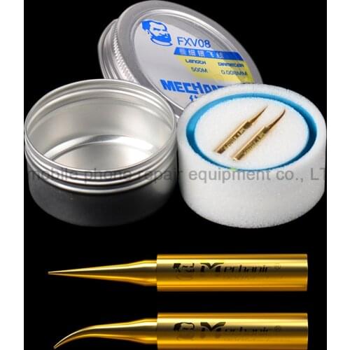 New MECHANIC FXV08 0.008mm Fine Flying Line Set Collocation Pure Copper Welding Head For BGA Chips Motherboard Repair Tools Set