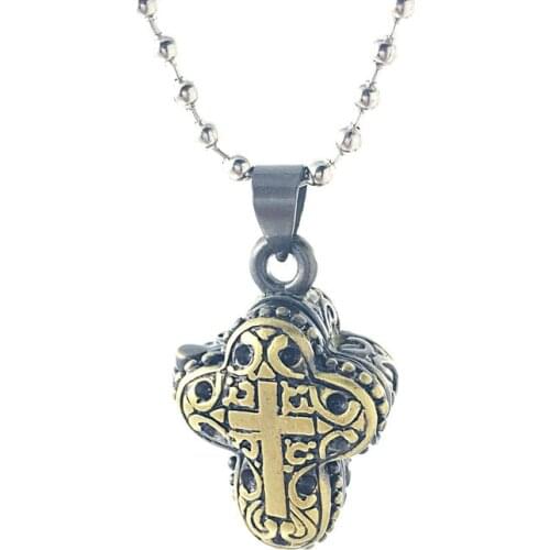 Magnet buckle Copper Open Cross Necklace Pendant Pet Asher HairCommemorative Jewelry Free Chain DS08031402