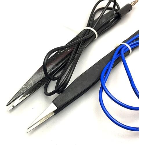 Professional Handheld Spot Welding Machine Tweezers Anti-static Clip for Pulse Welding Machine Accessories