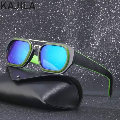 Vintage Small Rectangle Sunglasses Men 2021 Luxury Brand Suqare Steampunk Sun Glasses For Women Ladies Punk Sunglass Shades