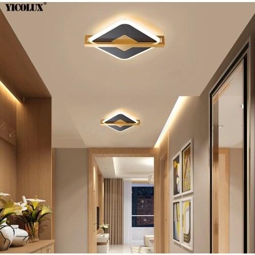 Modern Led Ceiling Light Square Bedroom Living Room Lamp Lighting Gold Black And White AC85-260V Lamparas De Techo Luminaria
