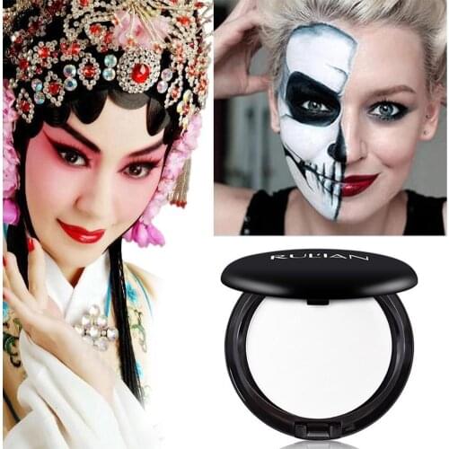 Universal White Makeup Foundation Cream Concealer COS Halloween Makeup Zombie Face Make-Up Scenic Opera White Foundation Cream