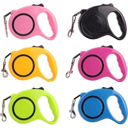 High Quality 3m 5m New Durable Leash Automatic Retractable Nylon Cat Lead Extension Puppy Walking Running Lead Roulette for Dogs