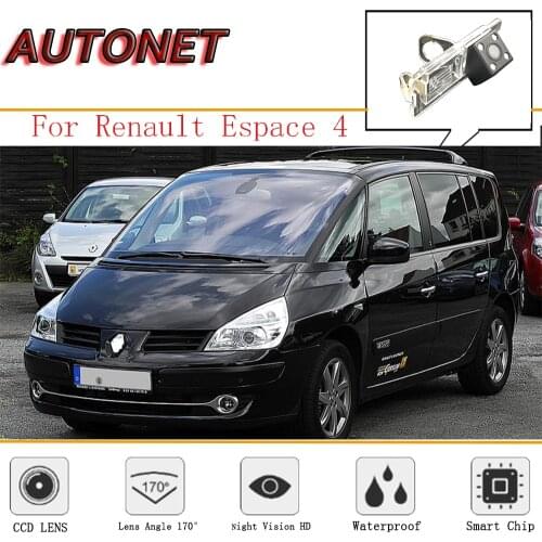 AUTONET Rear Camera For Renault Espace 4 Espace IV/Reverse Camera/CCD/Night Vision/Backup License plate Camera