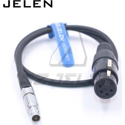 0B 2pin 12v power to XLR 4pin female for Power Supply Battery Adapter