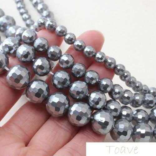10pcs Natural round chamfered lime straight hole Beizhu diy beaded loose beads bracelet necklace accessories material