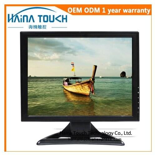 TFT 1024*768 15 inch VGA LCD Monitor, LED Backlight Desktop Computer PC Monitor High Resolution Desktop display