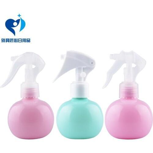 5pcs 120ml Three Types of Nozzle Mouse Mini Trigger/Mouse Spray Head Quality Cylinder Perfume Sprayer Plastic Round Ball Bottles