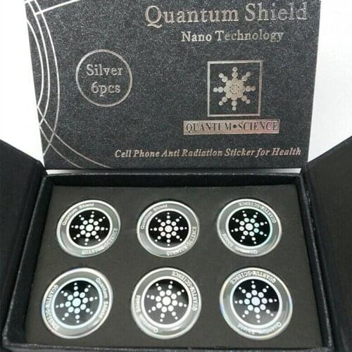 6pcs Radiation Protection Phone Sticker Round Quantum Shield for Mobiles GDeals