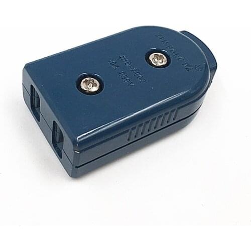 American Standard Two flat industrial power socket connector socket JHD-2202 female plug /10A /250V 1pcs/lot